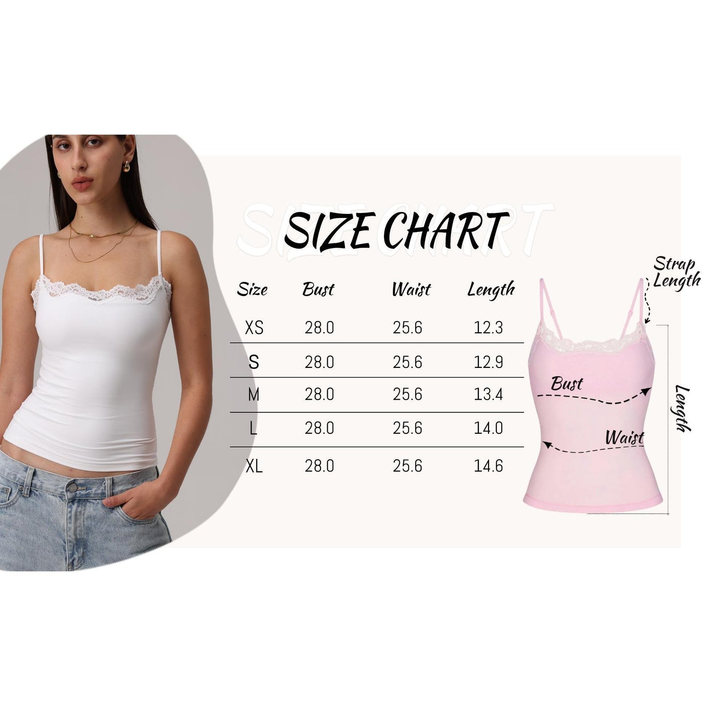 LAYER Starry Lace Cami