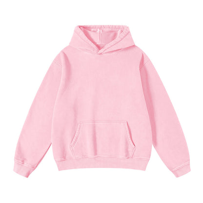 FADE CRAFT Unisex Oversized Acid Wash Hoodie Pullover