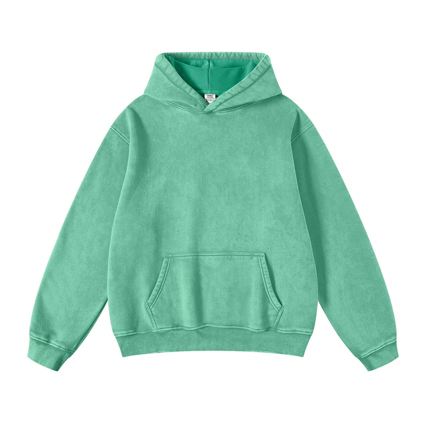 FADE CRAFT Unisex Oversized Acid Wash Hoodie Pullover