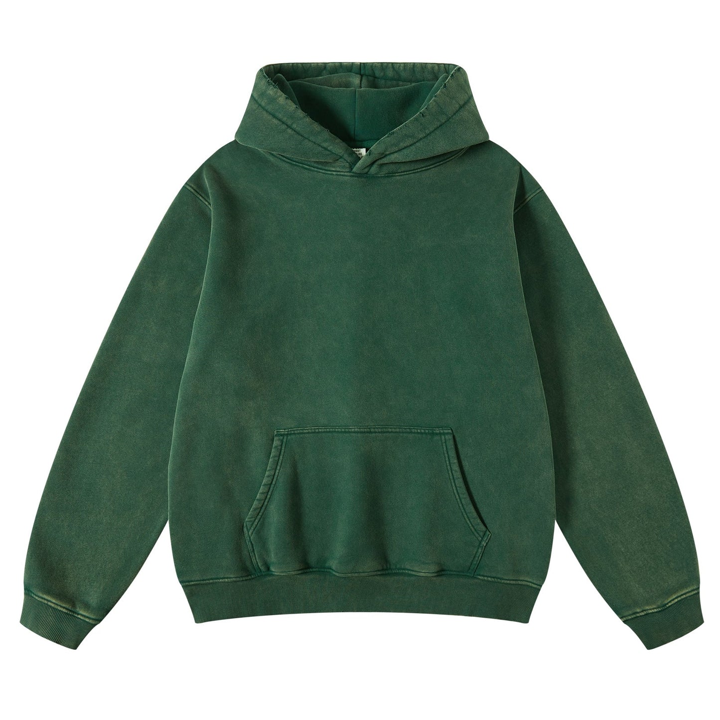 FADE CRAFT Unisex Oversized Acid Wash Hoodie Pullover