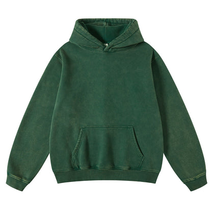 FADE CRAFT Unisex Oversized Acid Wash Hoodie Pullover