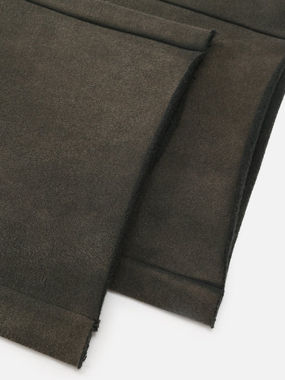 Layer Double Waist Washed Baggy Sweatpants