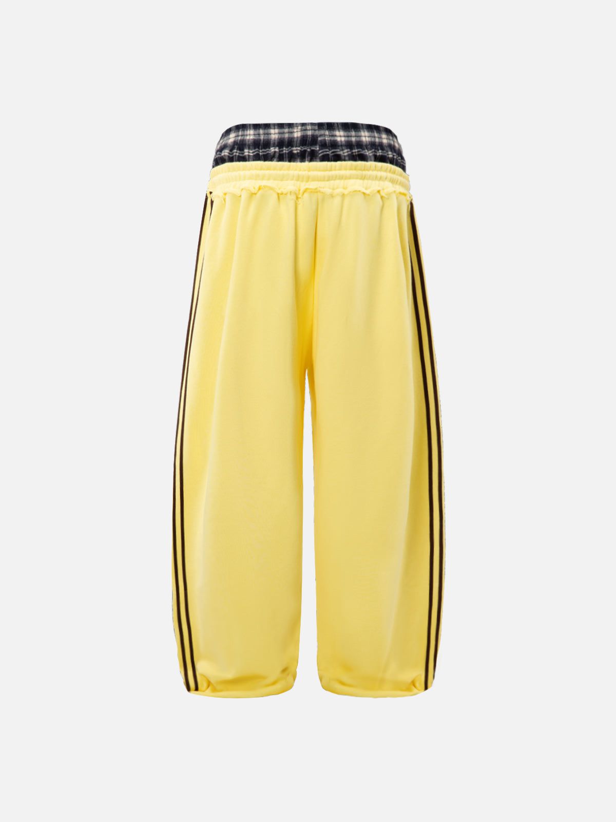 Layer Double Waist Baggy Sweatpants