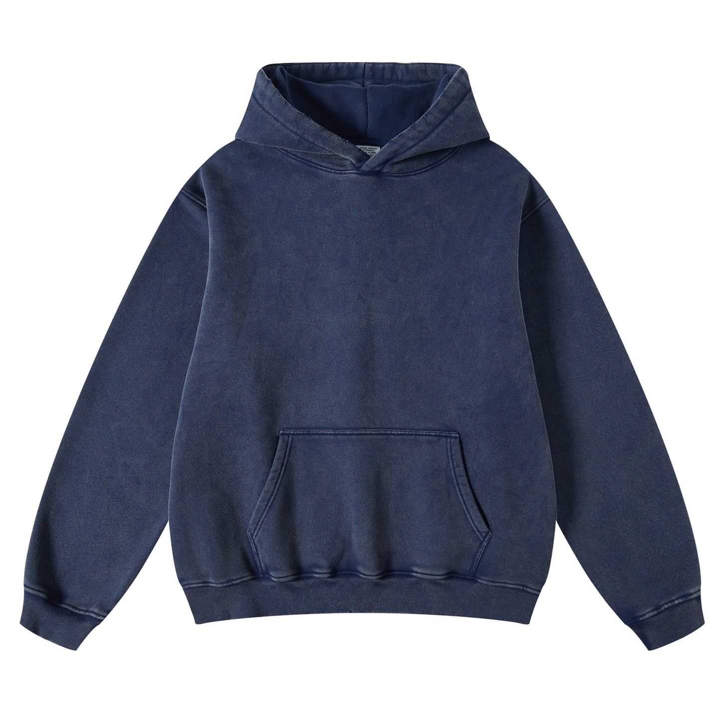 FADE CRAFT Unisex Oversized Acid Wash Hoodie Pullover