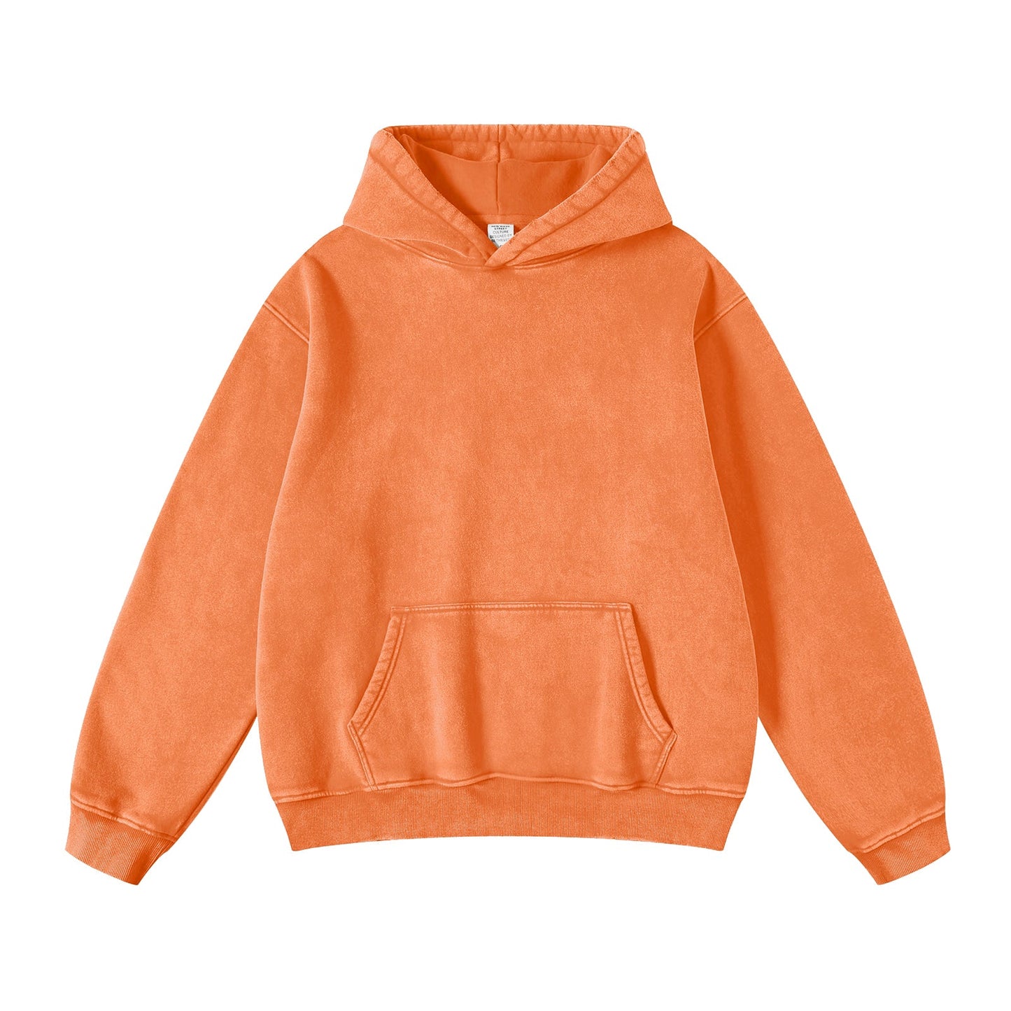 FADE CRAFT Unisex Oversized Acid Wash Hoodie Pullover