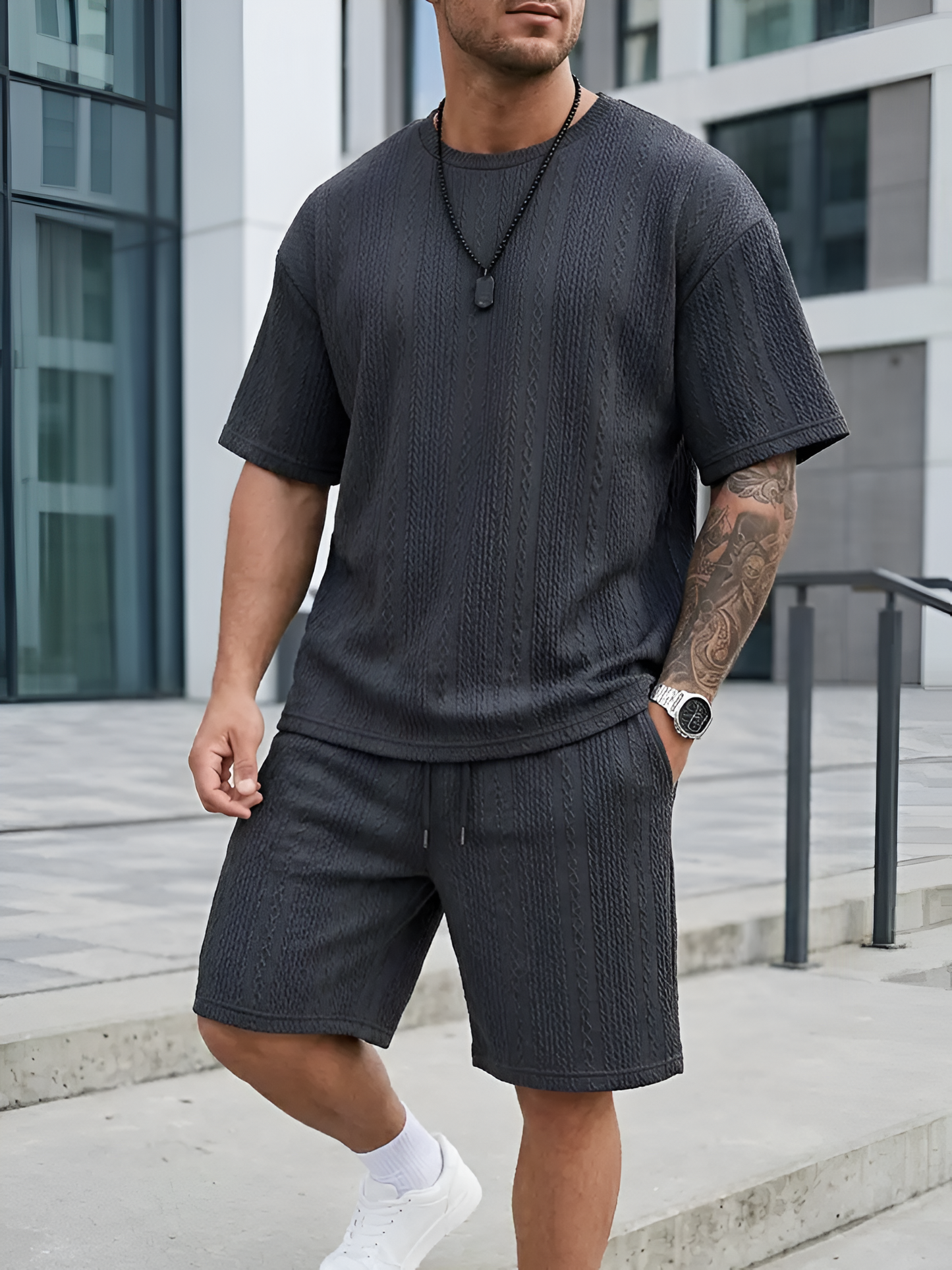 LAYER Drift Knit 2-Piece Set